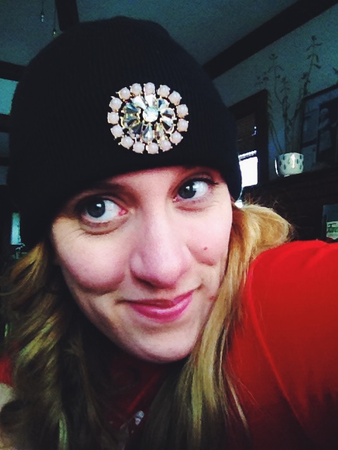 high plains thrifter // diy bejewelled beanie