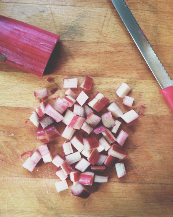 high plains thrifter // vintage bisquick rhubarbette recipe